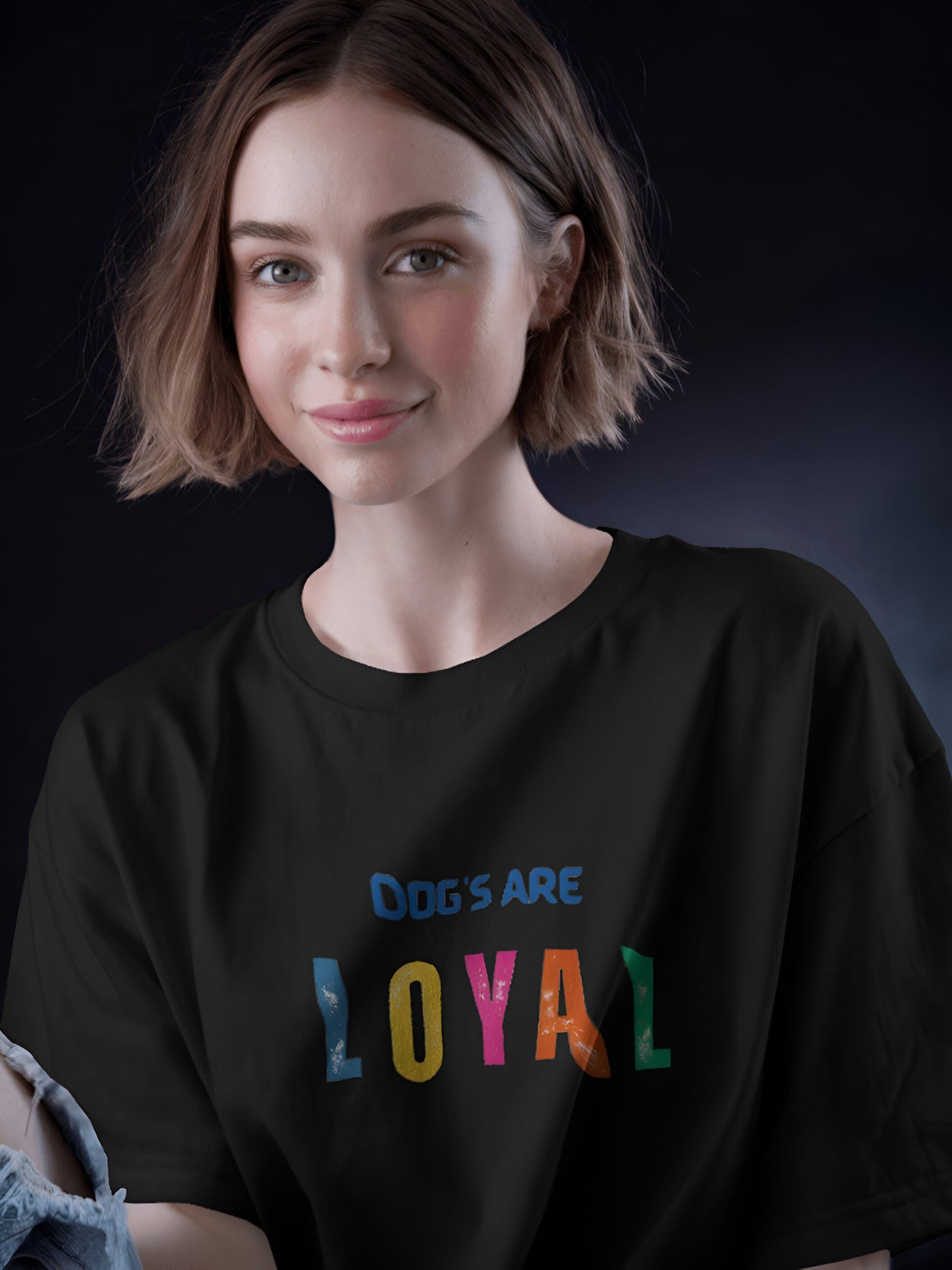 Loyalty in Style: Oversized T-Shirt for Dog Lovers